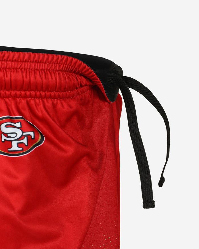 San Francisco 49ers Gradient Polyester Shorts FOCO - FOCO.com