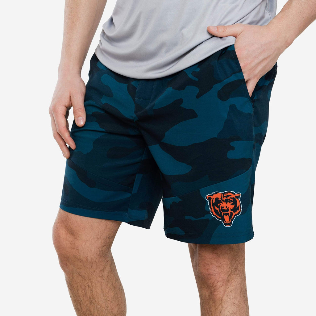 Chicago Bears Nightcap Camo Walking Shorts FOCO S - FOCO.com