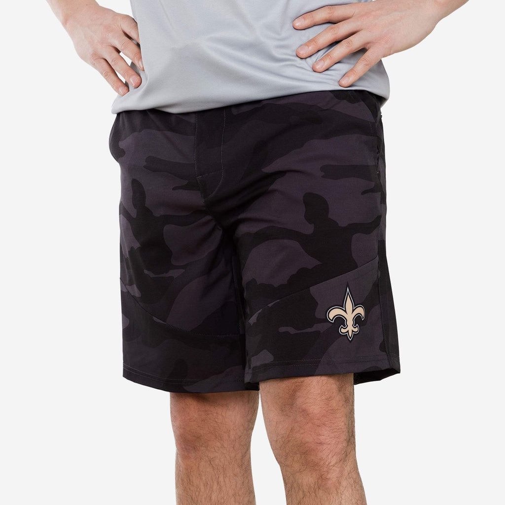 New Orleans Saints Nightcap Camo Walking Shorts FOCO S - FOCO.com