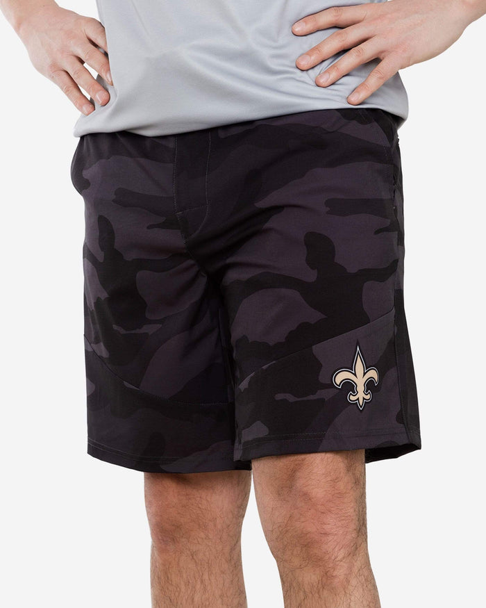 New Orleans Saints Nightcap Camo Walking Shorts FOCO S - FOCO.com