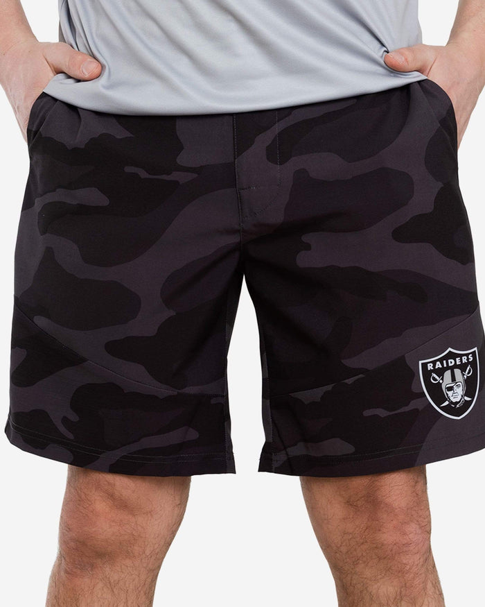 Las Vegas Raiders Nightcap Camo Walking Shorts FOCO S - FOCO.com