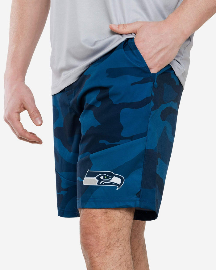 Seattle Seahawks Nightcap Camo Walking Shorts FOCO S - FOCO.com