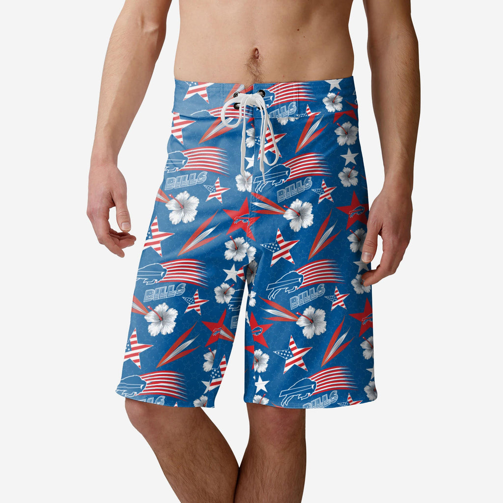 Buffalo Bills Americana Boardshorts FOCO S - FOCO.com