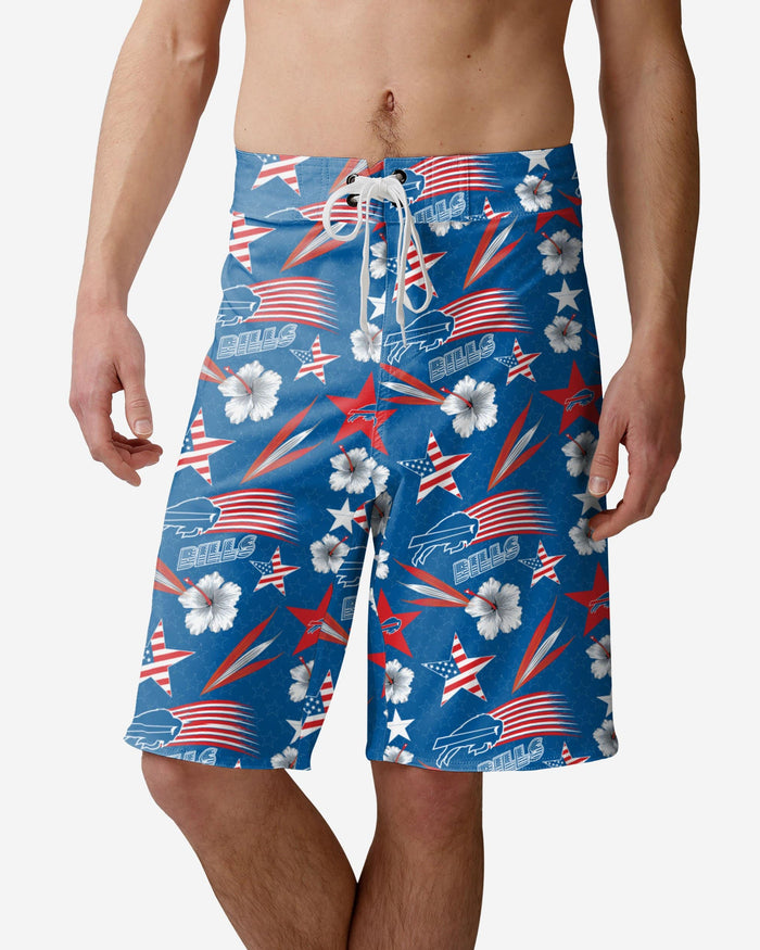 Buffalo Bills Americana Boardshorts FOCO S - FOCO.com