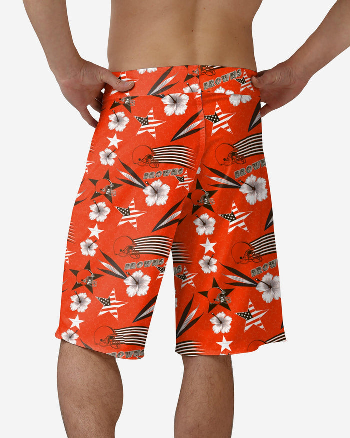 Cleveland Browns Original Americana Boardshorts FOCO - FOCO.com