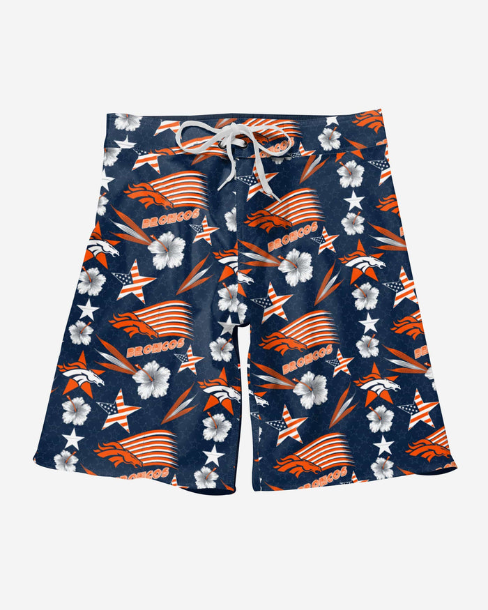 Denver Broncos Americana Boardshorts FOCO - FOCO.com