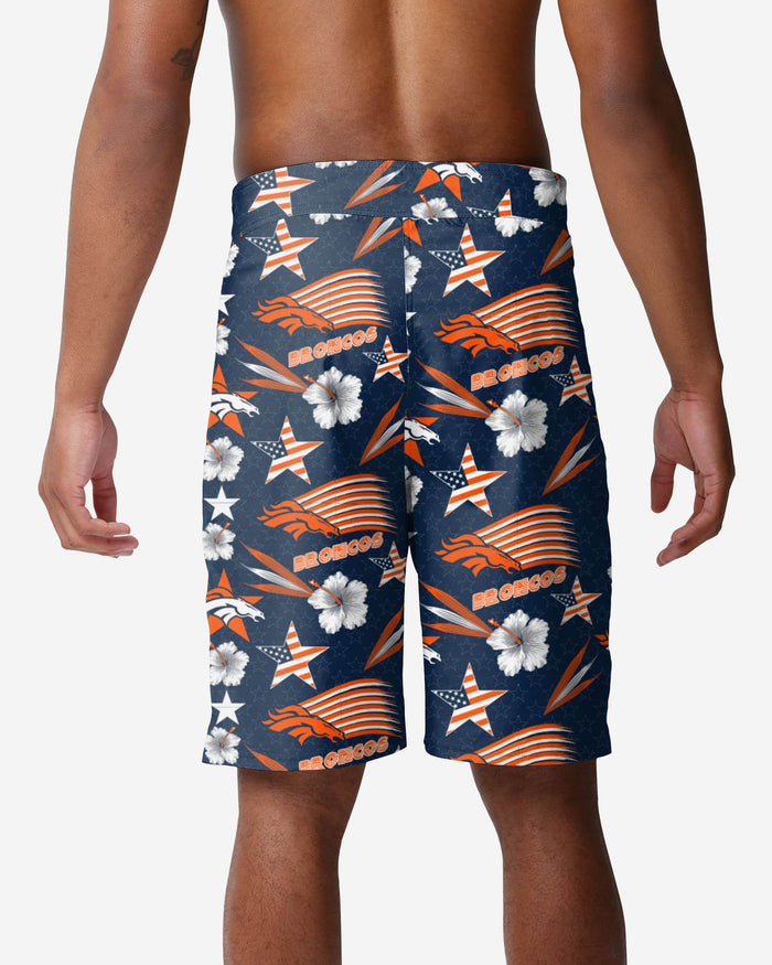 Denver Broncos Americana Boardshorts FOCO - FOCO.com