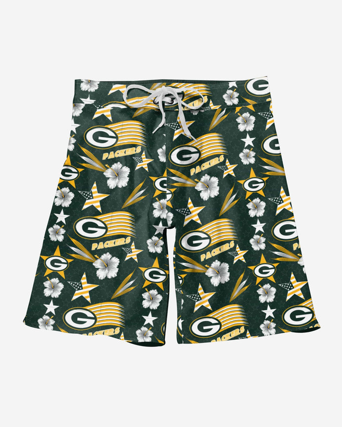 Green Bay Packers Americana Boardshorts FOCO - FOCO.com