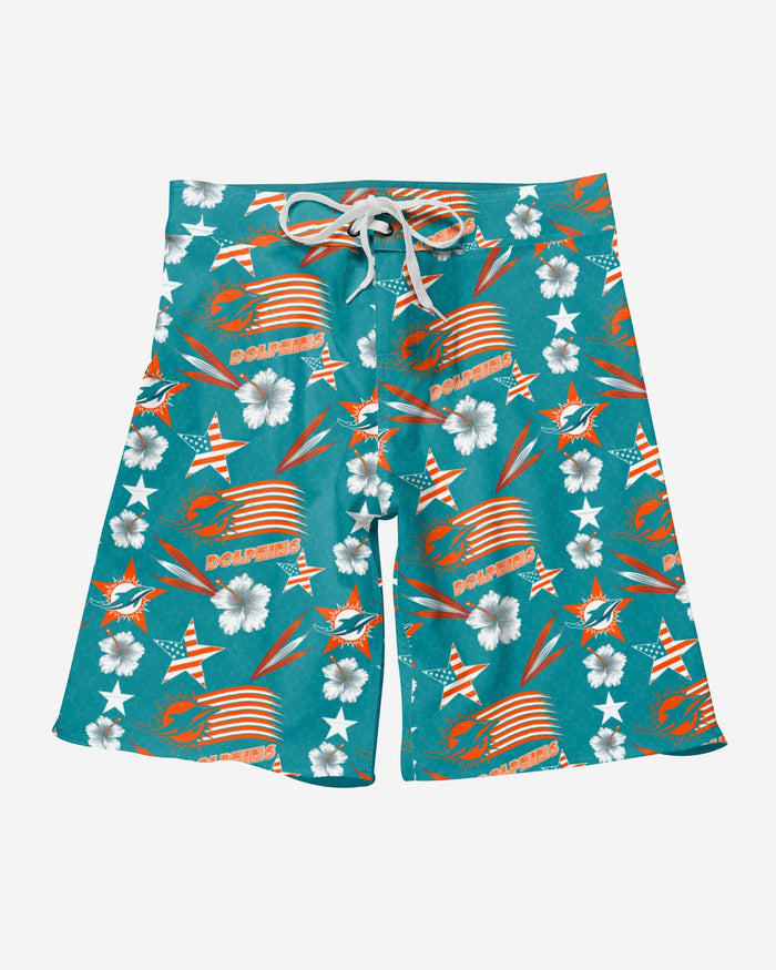 Miami Dolphins Americana Boardshorts FOCO - FOCO.com