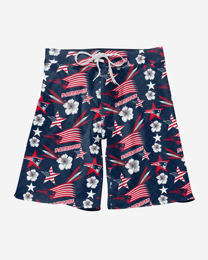 New England Patriots Americana Boardshorts FOCO - FOCO.com