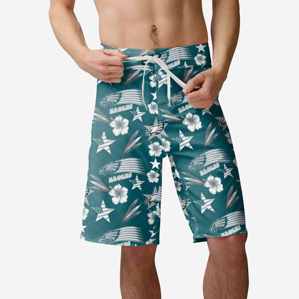 Philadelphia Eagles Americana Boardshorts FOCO S - FOCO.com