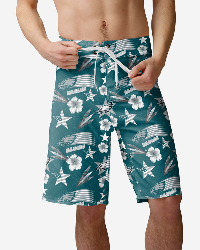 Philadelphia Eagles Americana Boardshorts FOCO S - FOCO.com