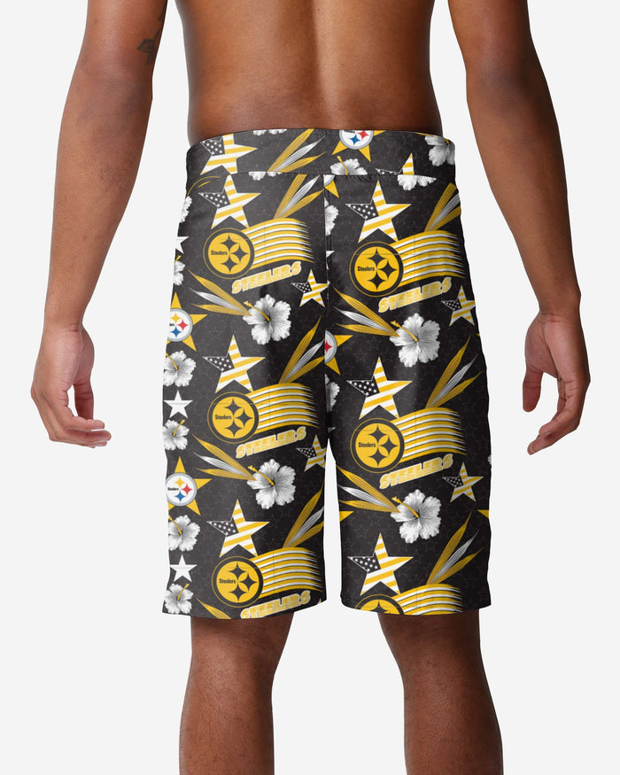 Pittsburgh Steelers Americana Boardshorts FOCO - FOCO.com