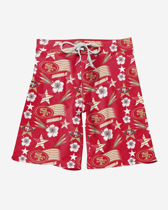 San Francisco 49ers Americana Boardshorts FOCO - FOCO.com