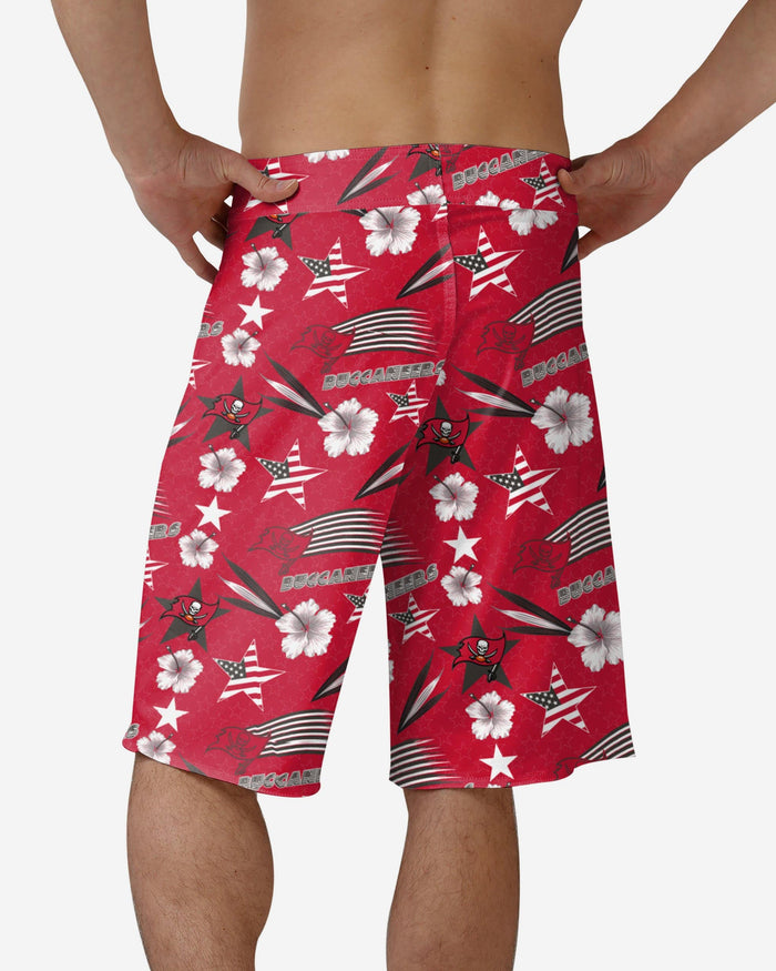 Tampa Bay Buccaneers Americana Boardshorts FOCO - FOCO.com