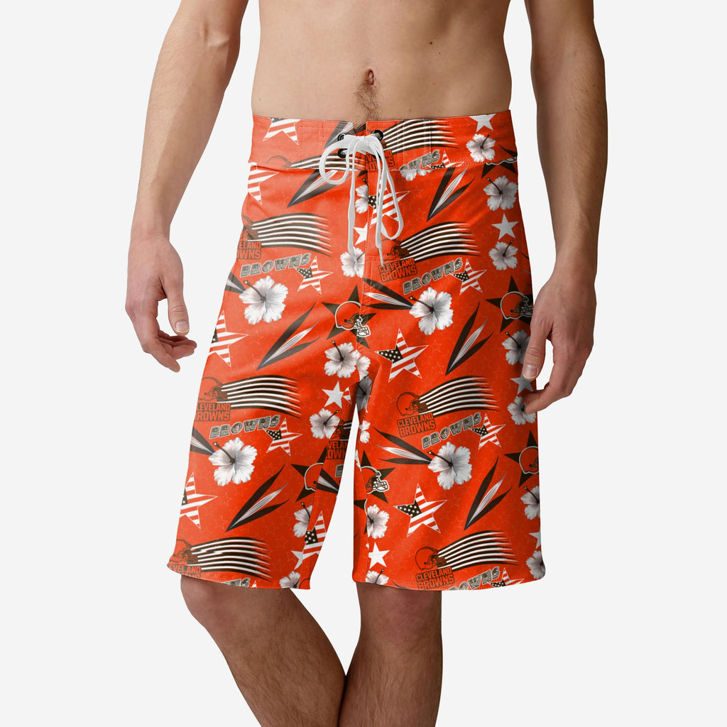 Cleveland Browns Americana Boardshort FOCO S - FOCO.com