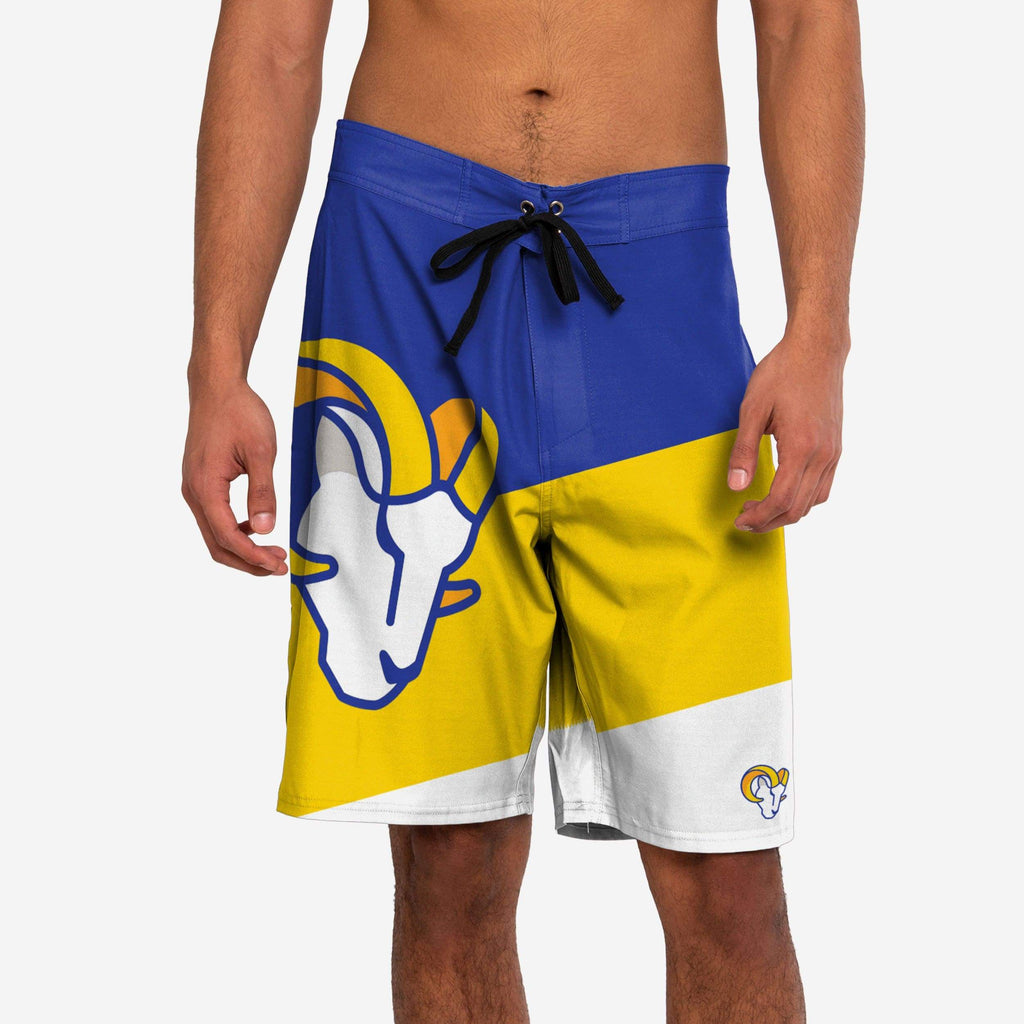 Los Angeles Rams Color Dive Boardshorts FOCO S - FOCO.com