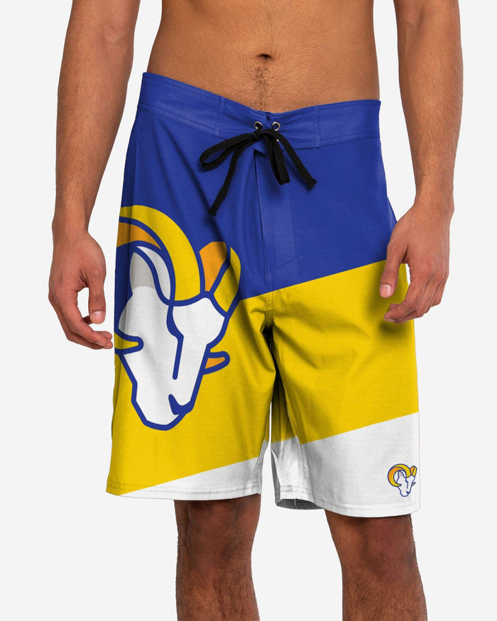 Los Angeles Rams Color Dive Boardshorts FOCO S - FOCO.com