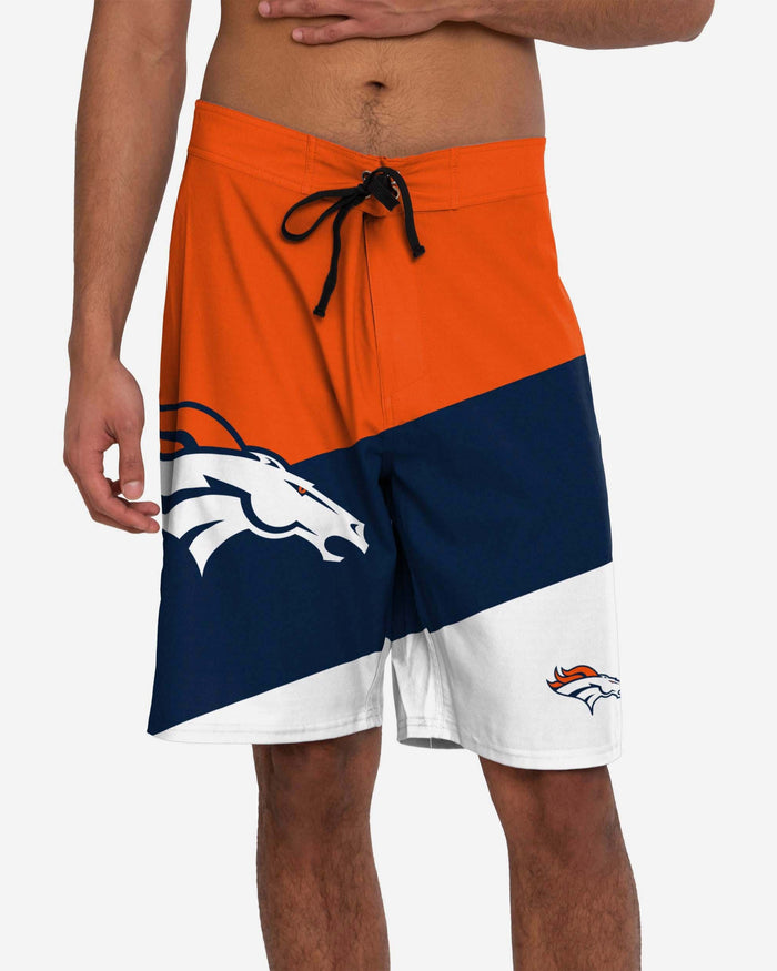 Denver Broncos Color Dive Boardshorts FOCO S - FOCO.com