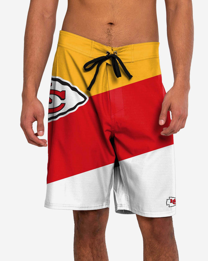 Kansas City Chiefs Color Dive Boardshorts FOCO S - FOCO.com