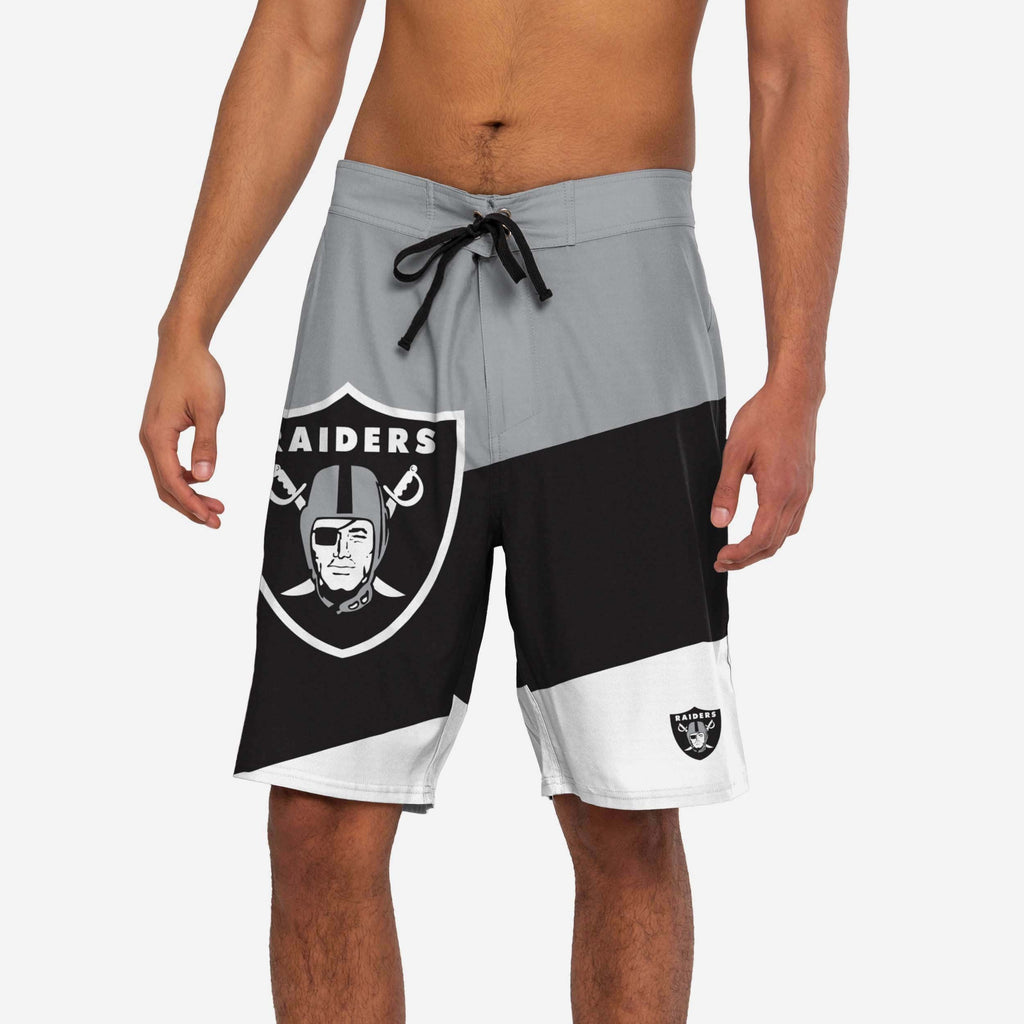 Las Vegas Raiders Color Dive Boardshorts FOCO S - FOCO.com