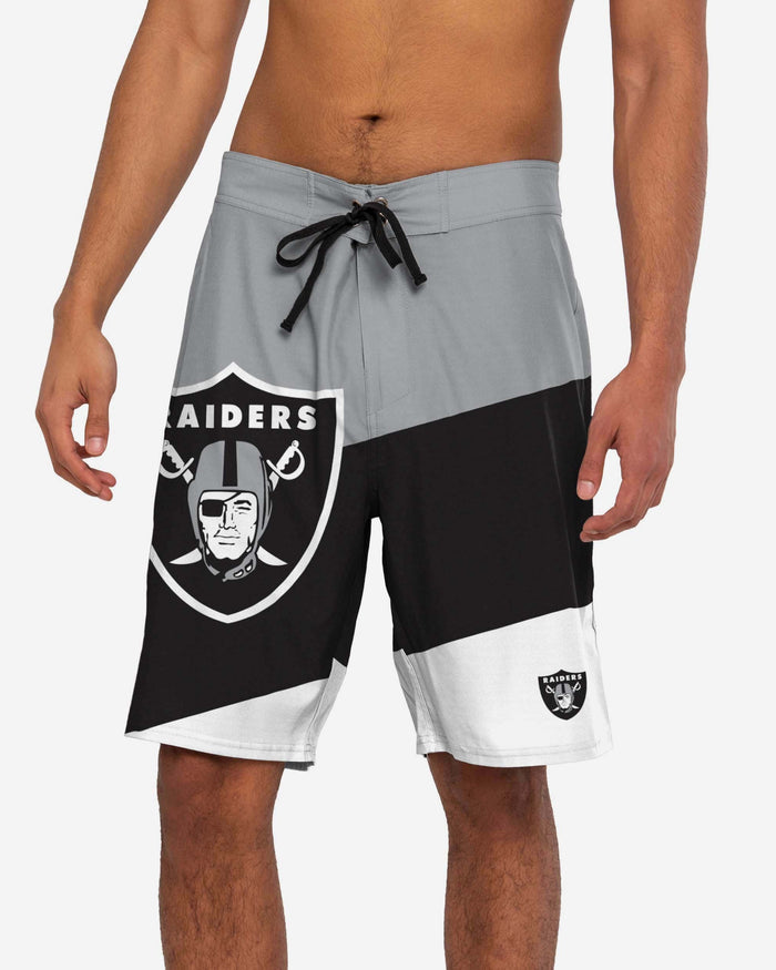 Las Vegas Raiders Color Dive Boardshorts FOCO S - FOCO.com