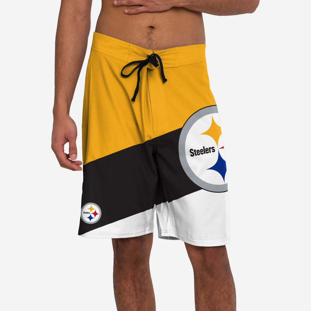 Pittsburgh Steelers Color Dive Boardshorts FOCO S - FOCO.com