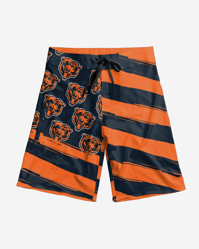 Chicago Bears Diagonal Flag Boardshorts FOCO - FOCO.com