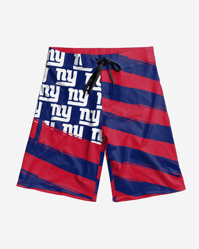 New York Giants Diagonal Flag Boardshorts FOCO - FOCO.com