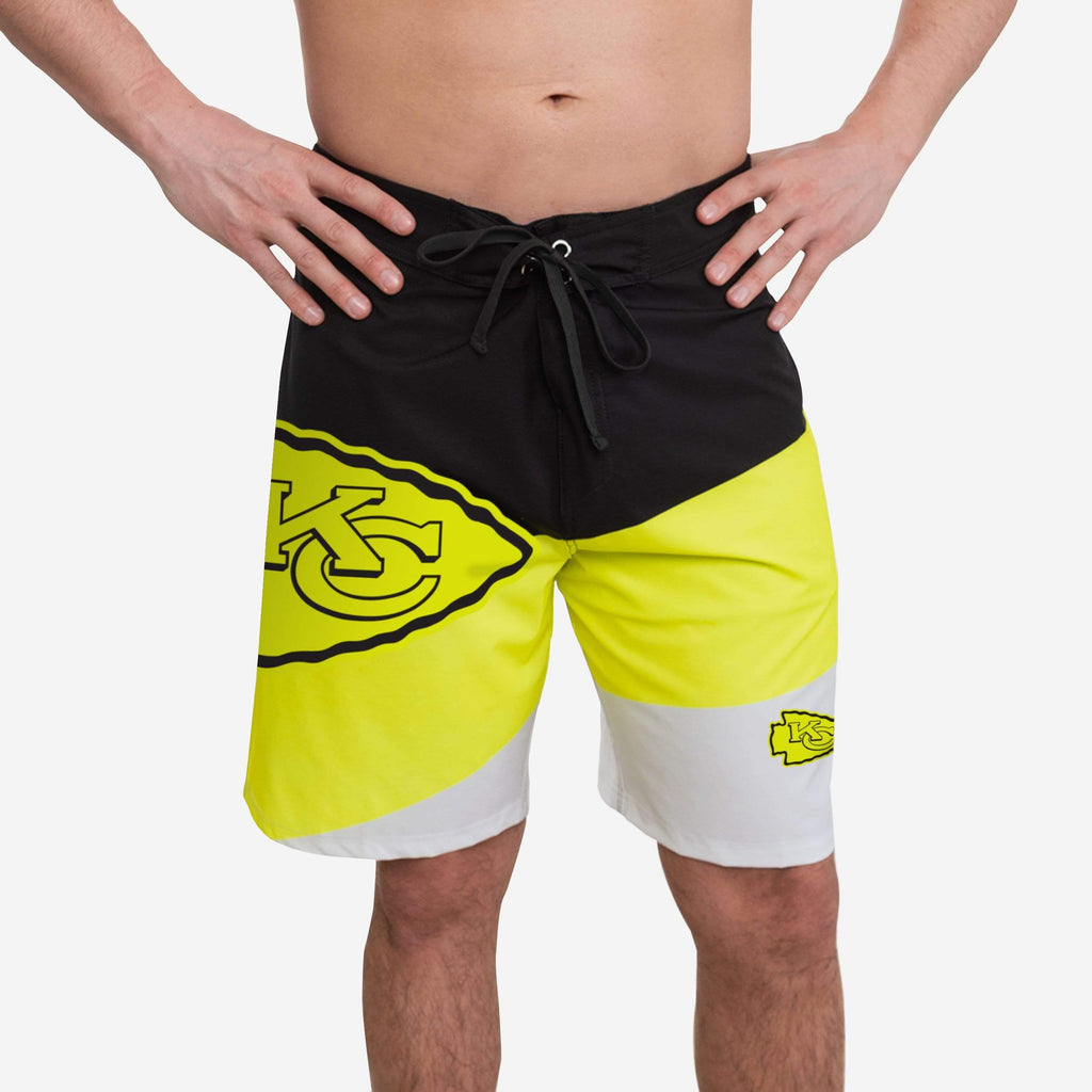 Kansas City Chiefs Highlights Boardshorts FOCO S - FOCO.com