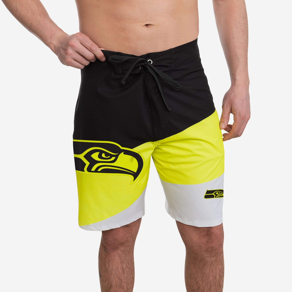 Seattle Seahawks Highlights Boardshorts FOCO S - FOCO.com