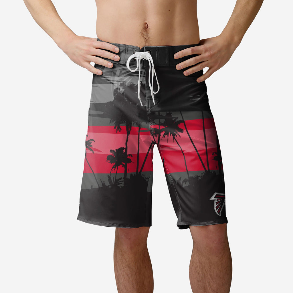 Atlanta Falcons Sunset Boardshorts FOCO S - FOCO.com