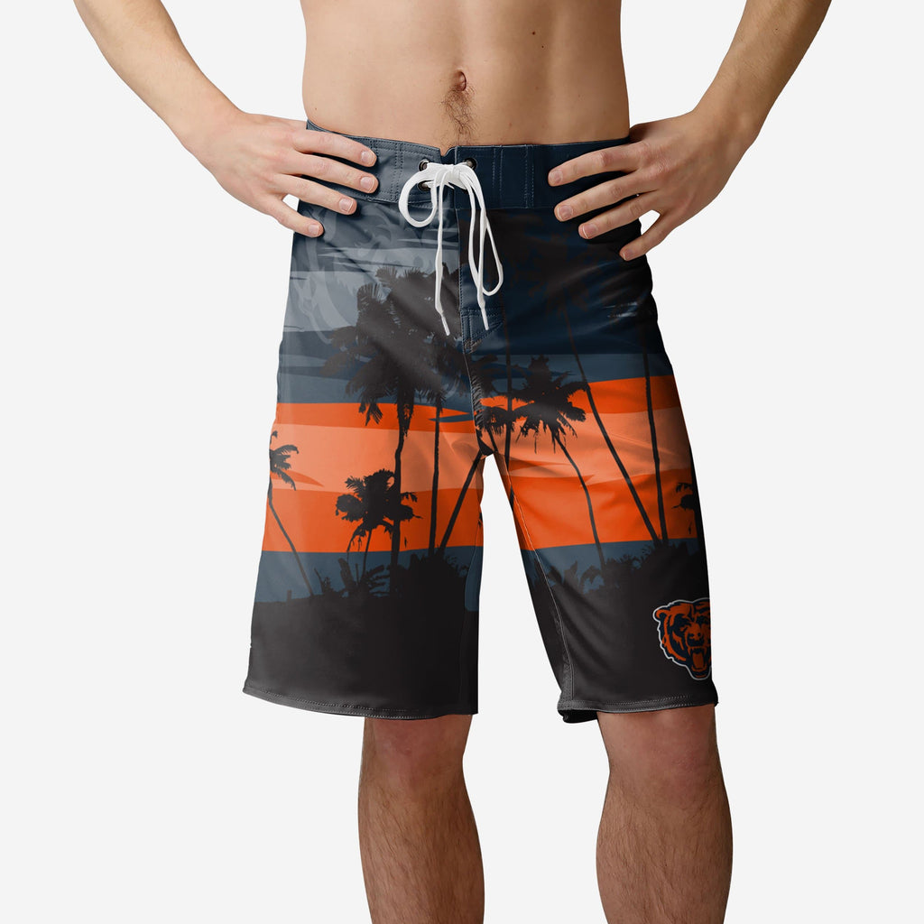 Chicago Bears Sunset Boardshorts FOCO S - FOCO.com