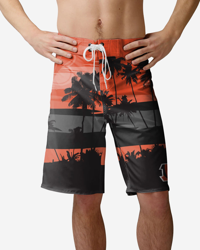 Cincinnati Bengals Sunset Boardshorts FOCO S - FOCO.com