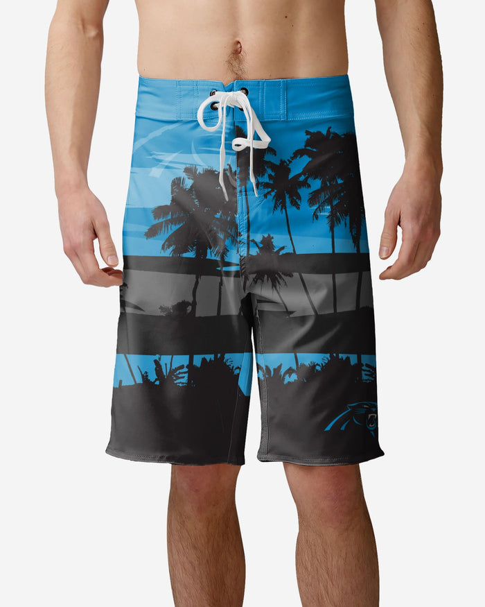 Carolina Panthers Sunset Boardshorts FOCO S - FOCO.com