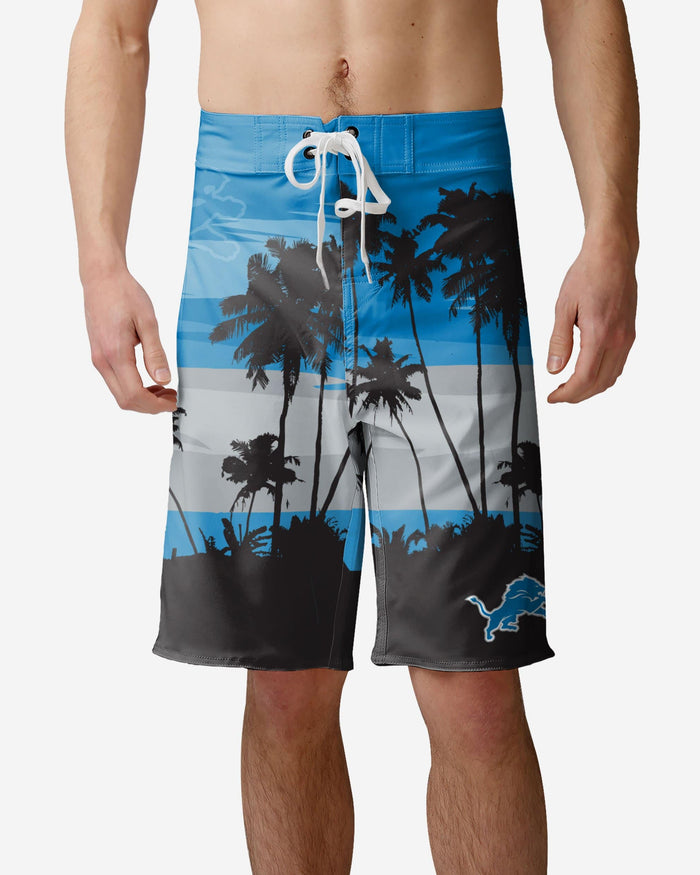 Detroit Lions Sunset Boardshorts FOCO S - FOCO.com