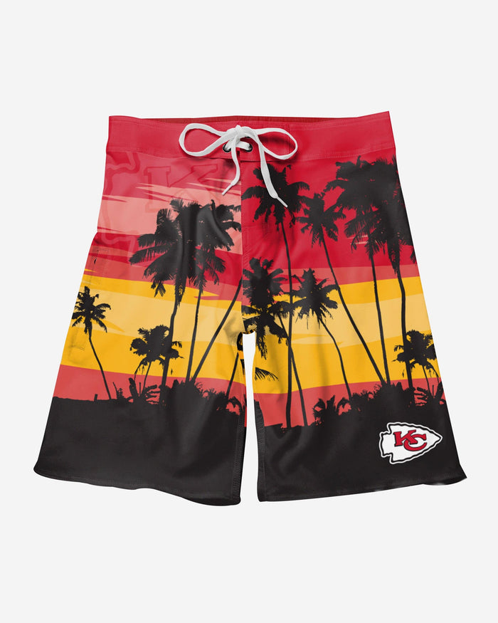 Kansas City Chiefs Sunset Boardshorts FOCO - FOCO.com