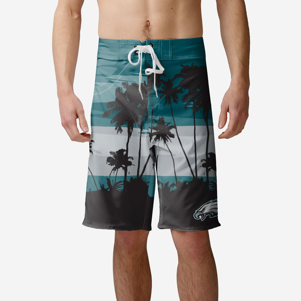 Philadelphia Eagles Sunset Boardshorts FOCO S - FOCO.com