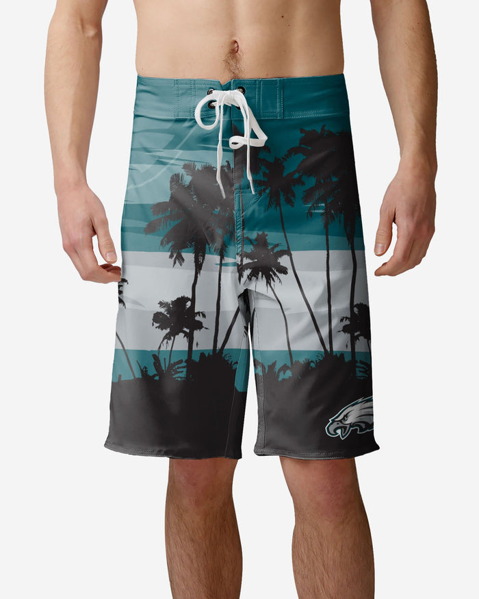 Philadelphia Eagles Sunset Boardshorts FOCO S - FOCO.com