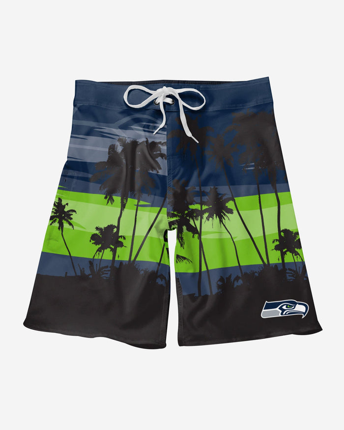 Seattle Seahawks Sunset Boardshorts FOCO - FOCO.com