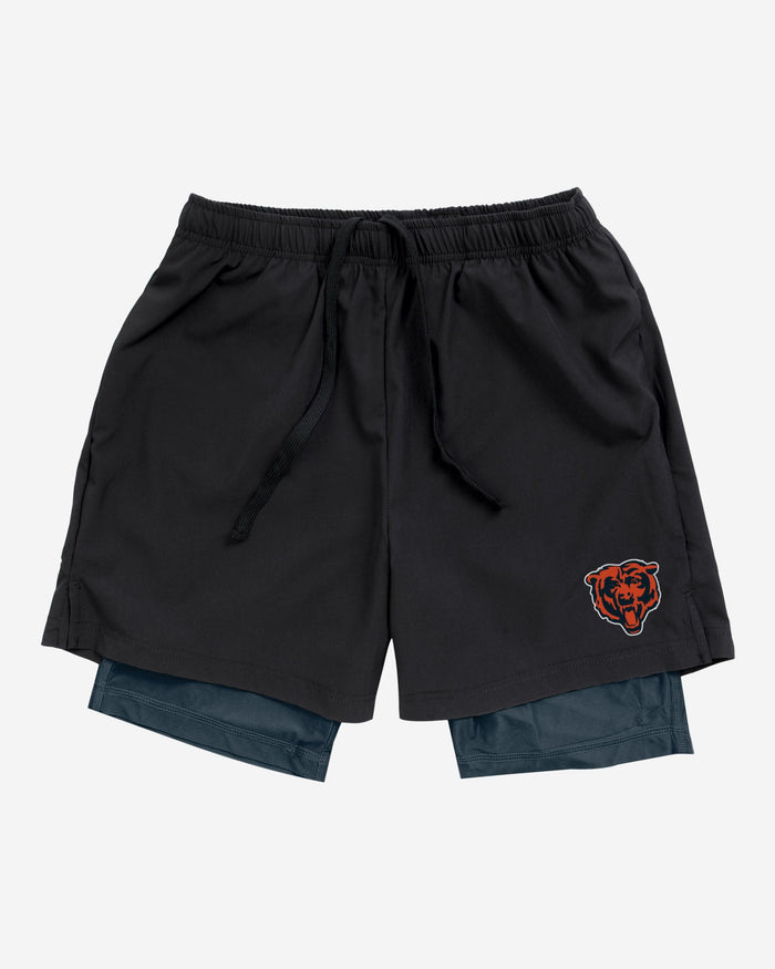 Chicago Bears Black Team Color Lining Shorts FOCO - FOCO.com