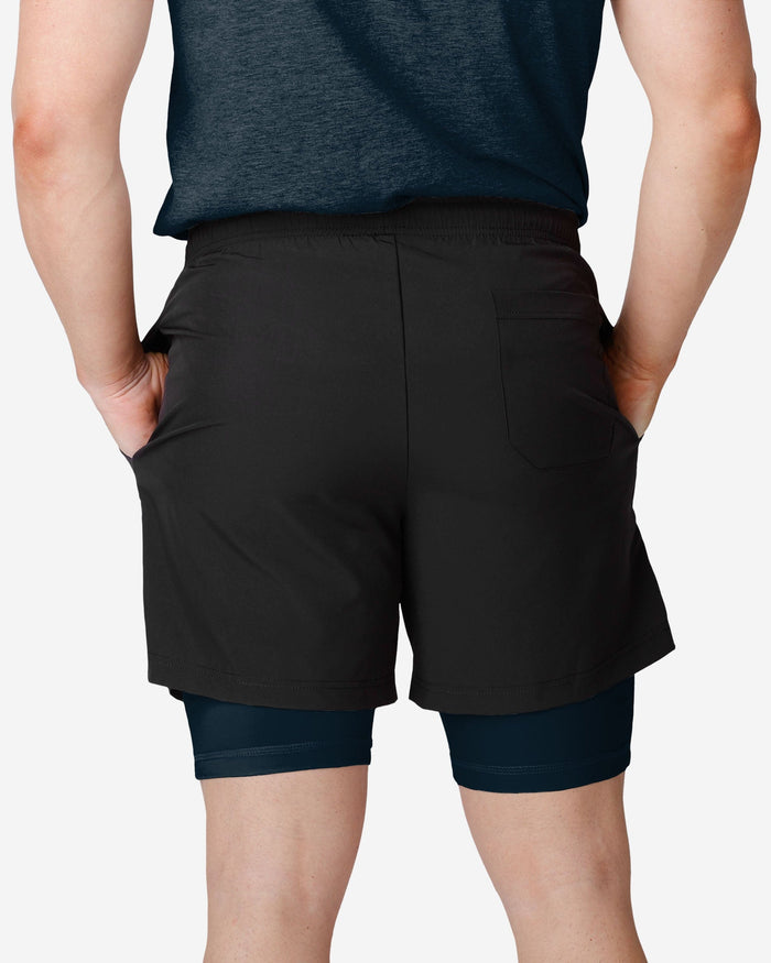 Chicago Bears Black Team Color Lining Shorts FOCO - FOCO.com