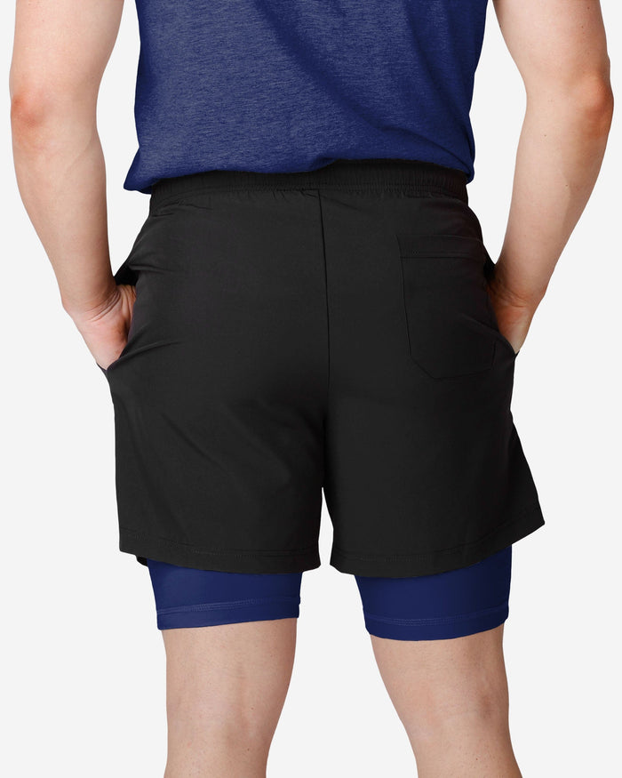 New York Giants Black Team Color Lining Shorts FOCO - FOCO.com