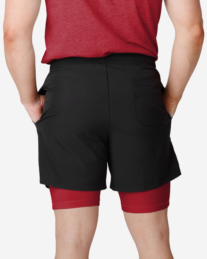 San Francisco 49ers Black Team Color Lining Shorts FOCO - FOCO.com