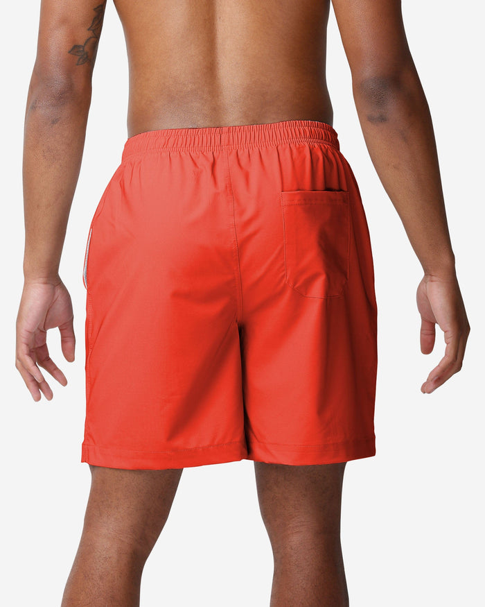 Cleveland Browns Solid Wordmark Traditional Swimming Trunks FOCO - FOCO.com