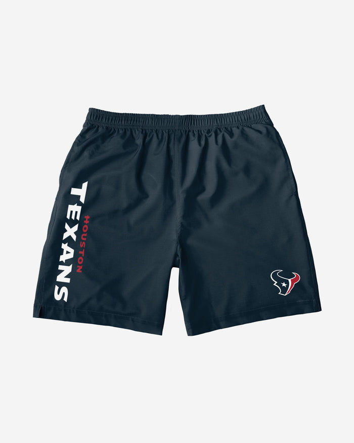 Houston Texans Solid Wordmark Traditional Swimming Trunks FOCO - FOCO.com