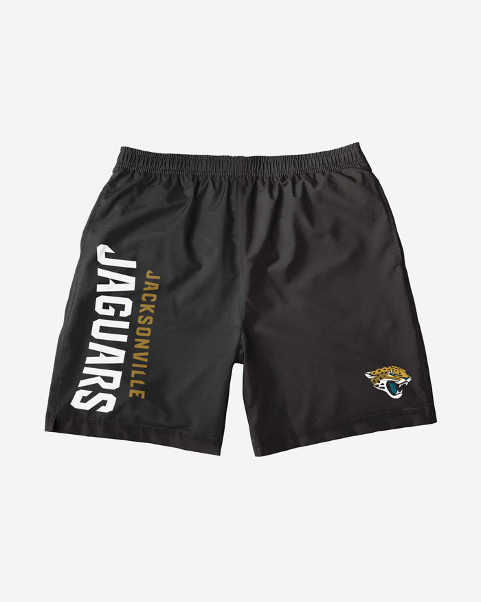 Jacksonville Jaguars Solid Wordmark Traditional Swimming Trunks FOCO - FOCO.com