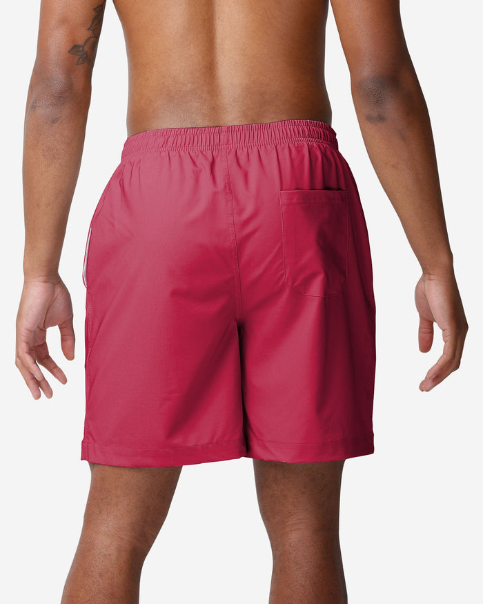 San Francisco 49ers Solid Wordmark Traditional Swimming Trunks FOCO - FOCO.com