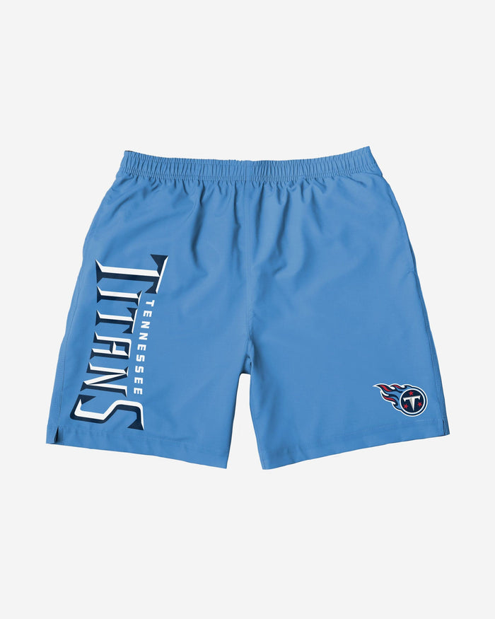 Tennessee Titans Solid Wordmark Traditional Swimming Trunks FOCO - FOCO.com