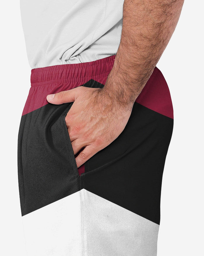 Arizona Cardinals Colorblock Double Down Liner Training Shorts FOCO - FOCO.com